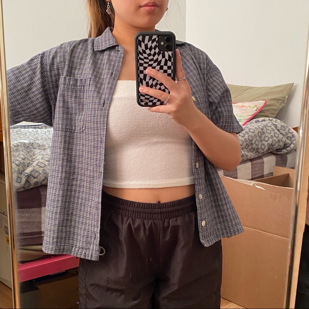 vintage button up shirt